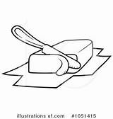 Butter Clipart Illustration Book Coloring Pages Royalty Dero Template sketch template