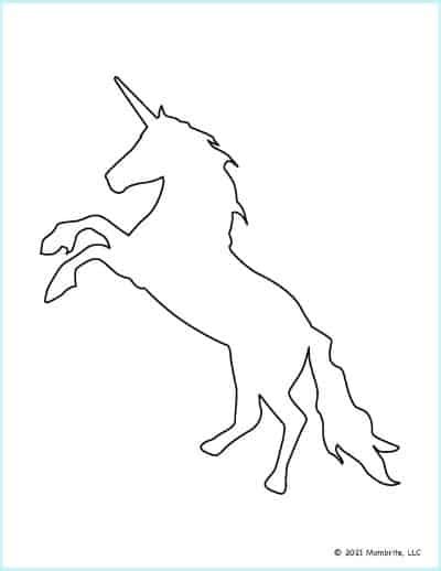 printable unicorn templates mombrite