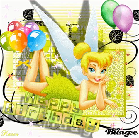 happy birthday  tinkerbell picture  blingeecom