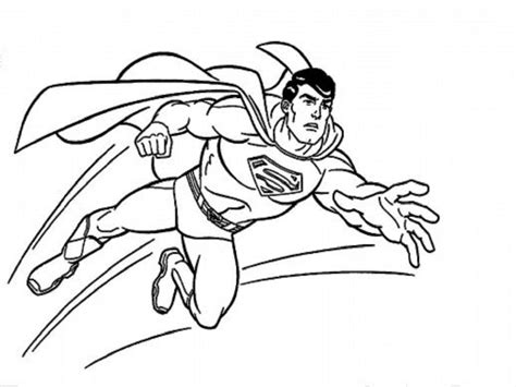 kids page superman coloring pages
