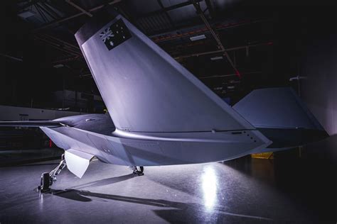 boeing presents  loyal wingman combat drone prototype  raaf