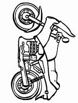 Motociclette Colorare Disegno Motocicletas sketch template