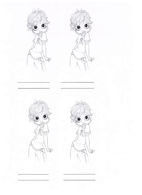 animation character sheet  shown  black  white
