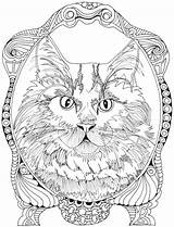Inkspirations Cleverpedia Coloring Book Lovers Cat sketch template