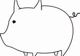 Pig Coloring4free sketch template