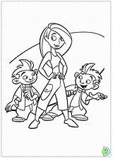 Kim Possible Coloring Pages Printable Comments sketch template