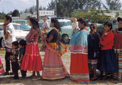 florida memory seminole indians standing