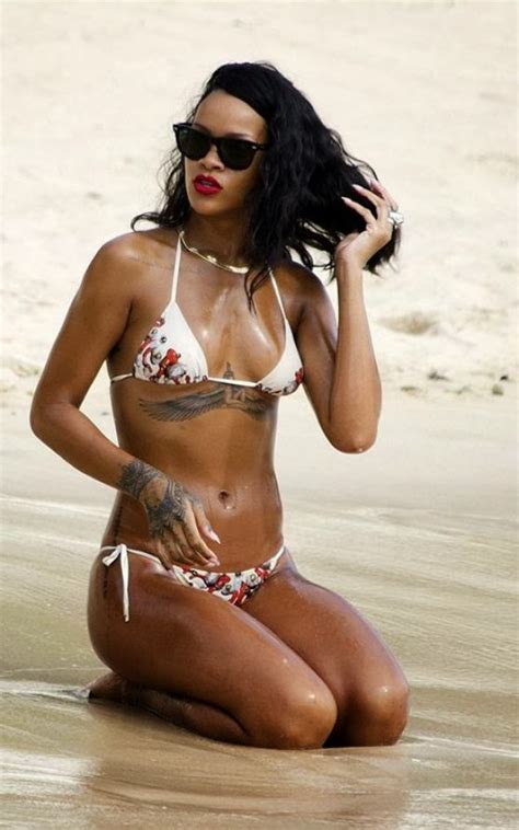rihanna was spotted at a beach in barbados dpa blog