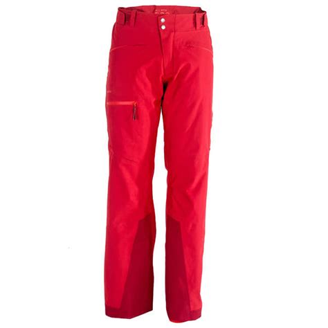 wedze  mens  mountain ski trousers burgundy