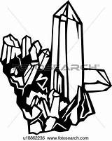 Quartz Crystal Clipart Environmental Sea Clip Fotosearch Search Drawings Illustration Designlooter Clipground sketch template