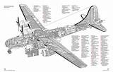 Cutaway Boeing Superfortress 29 Aircraft Cutaways Cut Amazon B29 Aerospace Wwii Diagrams Away Military Ww2 Ecx War Engine 3d Planes sketch template