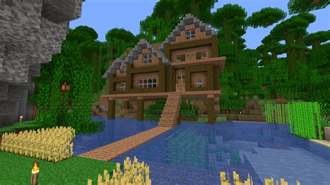 thoughtssuggestions   jungle house rminecraft