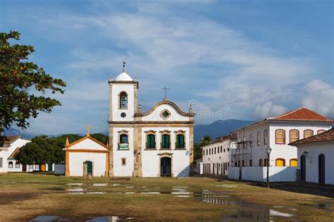capela de santa rita paraty brasil imagem de stock