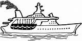 Cruise Ship Drawing Clipart Coloring Kids Pages Paintingvalley Netart Explore Pleasure Drawings River Webstockreview sketch template