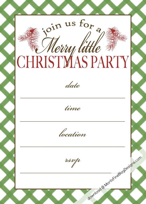 printable christmas party flyer template word addictionary