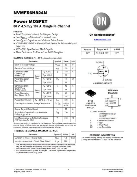 mosfet datasheets mouser