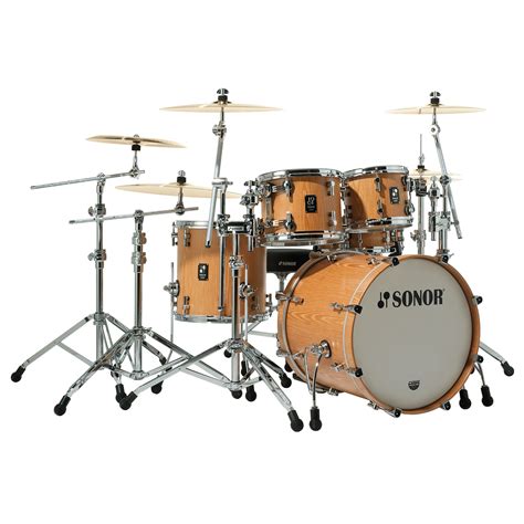 sonor prolite pl  studio natural drum kit