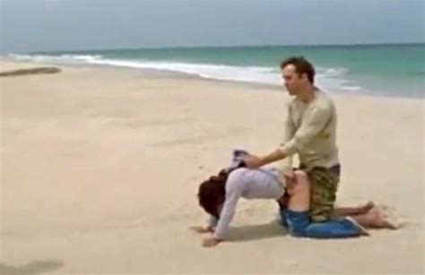 brunette forced sex scene at the beach in lost things movie scandal