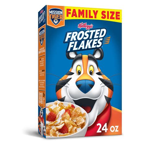 kelloggs frosted flakes breakfast cereal original family size