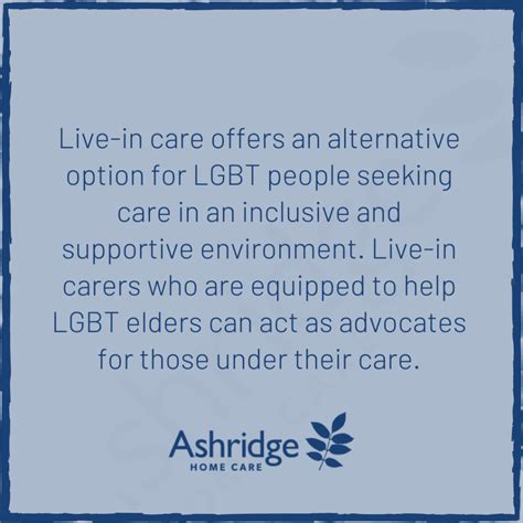 person centred care for older lgbt adults the benefits of one to one