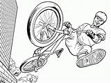 Bmx Coloring Bike Pages Colouring Printable Cartoon Print Color Letreiro Popular Sketch Getcolorings Comments Coloringhome sketch template