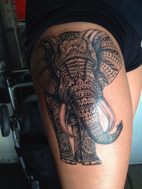 16 Awesome Tribal Thigh Tattoos Only Tribal