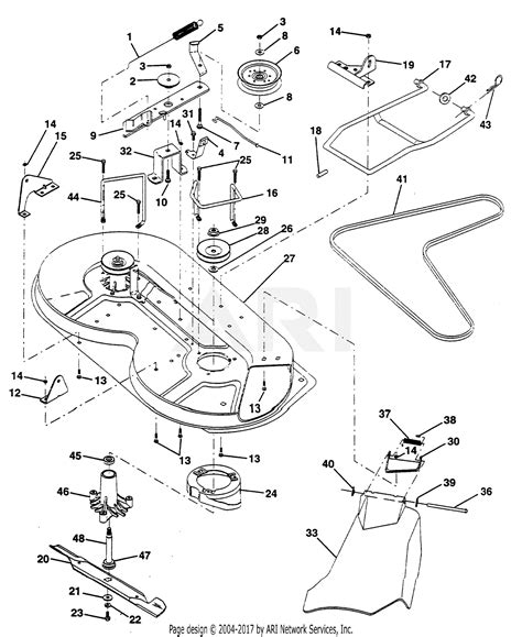 poulan riding lawn mower parts diagram wiring