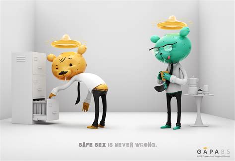 ® aids prevention campaign on behance