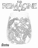 Scentsy Coloring Rector Krista sketch template