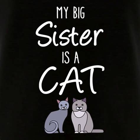 My Big Sister Is A Cat V Neck T Shirt By Chargrilled