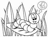 Coloring Caterpillar Butterfly Pages Coloringbay sketch template
