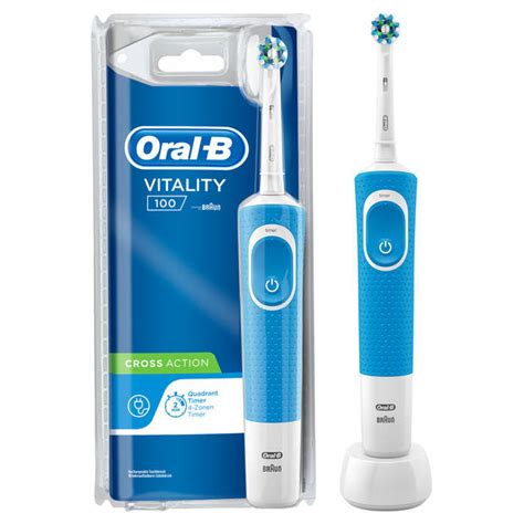 oral  vitality  blauw elektrische tandenborstel blokker