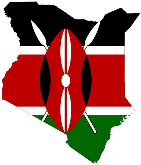 kenya flag  vector clip art  clip art images