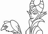 Maleficent Coloring Pages Face Template sketch template