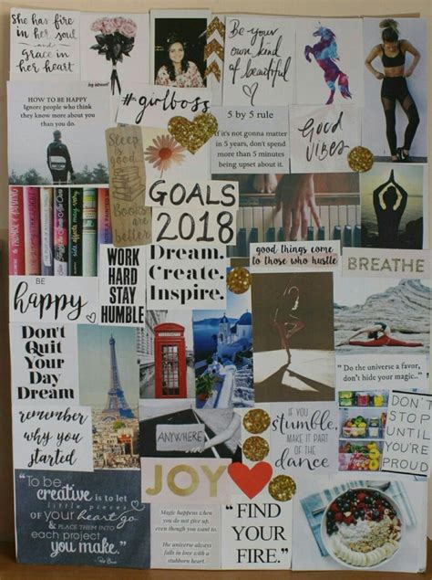 how to make a vision board that works this is my vision board for 2018 dlf diaries by
