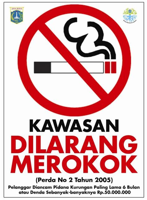 poster kawasan dilarang merokok