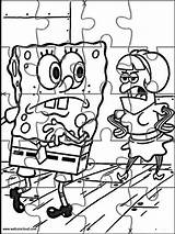Spongebob Puzzles Jigsaw Esponja Bob Websincloud Bebeazul sketch template