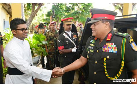 Jaffna Bishop Blesses Office Of Commander Of The Army