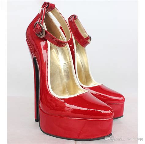 genuine leather pump high heel 20cm heel 4cm platform
