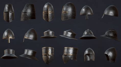 medieval helmet pack ue