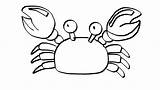 Crab Coloring Pages Cartoon Hermit Maryland Cute Drawing Kids Printables Printable Template Getdrawings Getcolorings Animals Shell Color Clipartmag Colorings Print sketch template