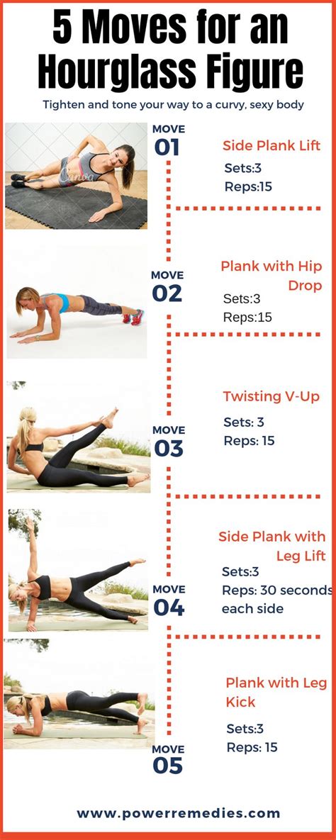 5 moves for an hourglass figure easy workouts fitness body workout