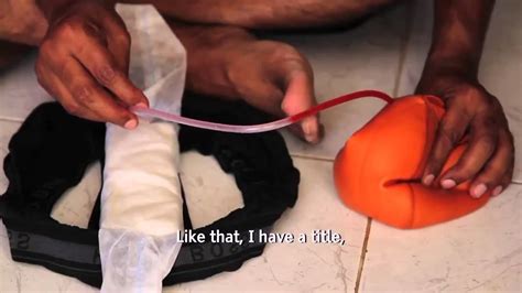 the man who wore a sanitary pad first time in the world youtube