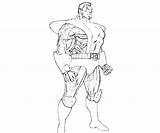 Colossus Coloring Men Pages Characters Part Cyclops Drawing Library sketch template