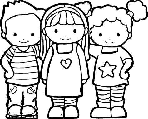 friends coloring pages  coloring pages  kids