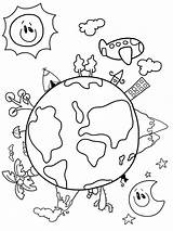 Earthday Find sketch template