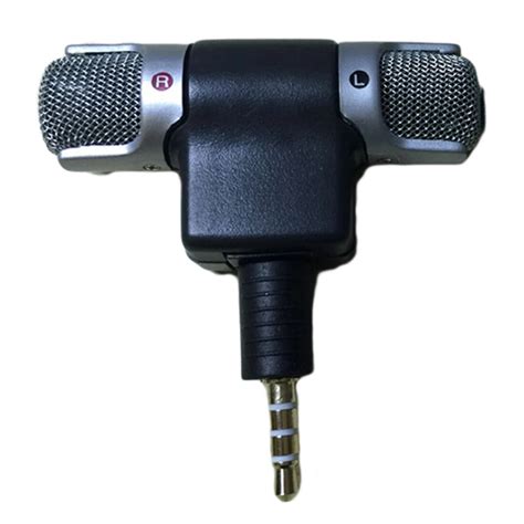 marsnaska mm portable mini mic digital stereo microphone  recorder mobile phone high