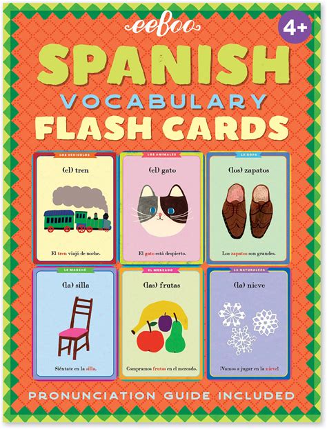 flash cards spanish vocab  classic toys toydango