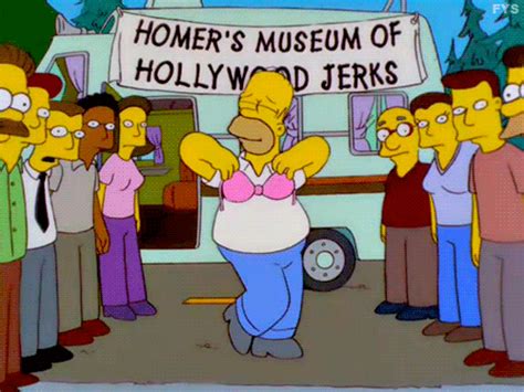 sexy homer simpson find and share on giphy