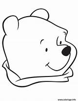 Facile Ourson Bestcoloringpagesforkids Pooh Jecolorie sketch template